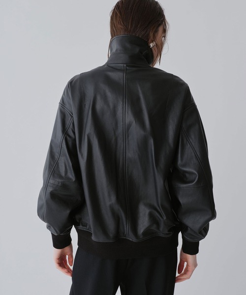 Whim Gazette（ウィムガゼット）の「【GEMINI】レザーブルゾン