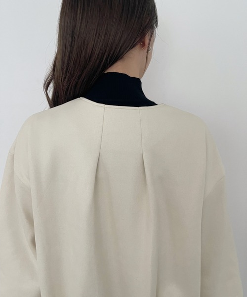 【セール】【Eclat one】 マシュマロコーティング レザー見え ブルゾン(ブルゾン)|Eclat one(エクラワン) 【セール】【Eclat one】 マシュマロコーティング レザー見え ブルゾン(ブルゾン)|Eclat one(エクラワン)