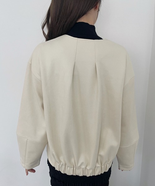 【セール】【Eclat one】 マシュマロコーティング レザー見え ブルゾン(ブルゾン)|Eclat one(エクラワン) 【セール】【Eclat one】 マシュマロコーティング レザー見え ブルゾン(ブルゾン)|Eclat one(エクラワン)