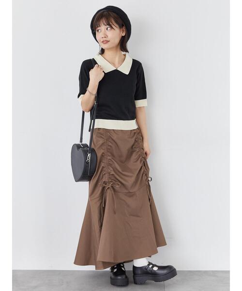 ehka sopo（エヘカソポ）の「ハート型ミニショルダーバッグ（ハンドバッグ・レディース・シルバー/キナリ/ブラック・F）」の11枚目の写真