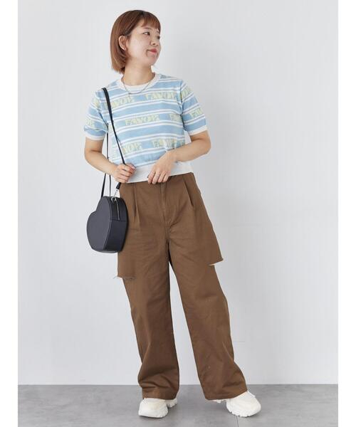 ehka sopo（エヘカソポ）の「ハート型ミニショルダーバッグ（ハンドバッグ・レディース・シルバー/キナリ/ブラック・F）」の15枚目の写真