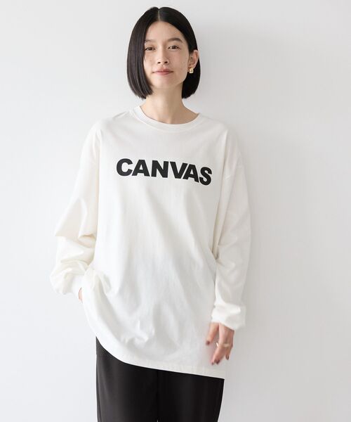tシャツ canaco_メタリックプルオーバー レディース canaco_ tシャツ canaco_メタリックプルオーバー レディース