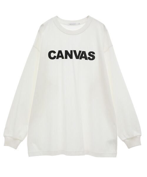 AMERICAN HOLIC(アメリカンホリック)の「CANVASロゴカットプルオーバー(Tシャツ/カットソー・レディース・オフホワイト/ブラック・M/L)」の21枚目の写真