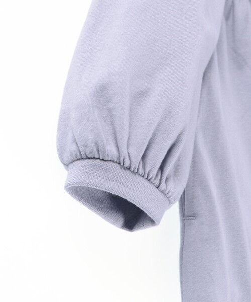 BRANSHES（ブランシェス）の「肩リボンカットソーワンピース（ワンピース・キッズ・アイボリー/ラベンダー・110/120/100/130/90/140/150）」の8枚目の写真