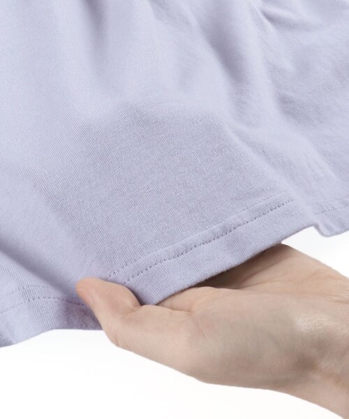 BRANSHES（ブランシェス）の「肩リボンカットソーワンピース（ワンピース・キッズ・アイボリー/ラベンダー・110/120/100/130/90/140/150）」の12枚目の写真