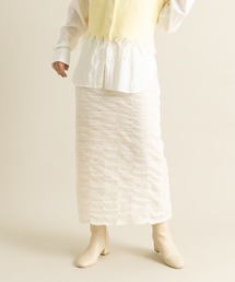 KBF | シャーリングIラインスカート(スカート)