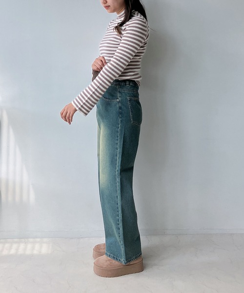 AS KNOW AS plus（アズノゥアズプラス）の「◇フレアスリーブ ハイネックリブニットプルオーバー（ニット/セーター・レディース・ブラウン系その他/ブラック/アイボリー/シルバー系/ピンク系/ブラック系その他/ボルドー・FREE）」の20枚目の写真