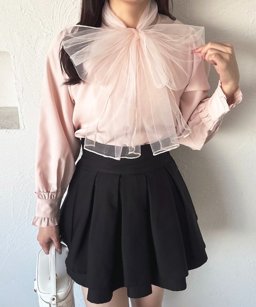セール】チュールボウタイブラウス【ZOZOTOWN限定アイテム】（シャツ