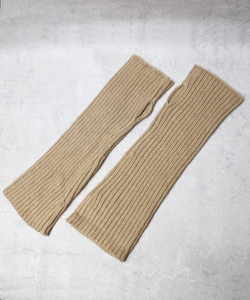 ８(eight)（エイト）の「カシミヤタッチアームカバー（アームカバー・メンズ・ネイビー/ベージュ/杢グレー/ワイン/グレー系その他/ブラック/ホワイト/ブルー系その他・FREE）」の5枚目の写真