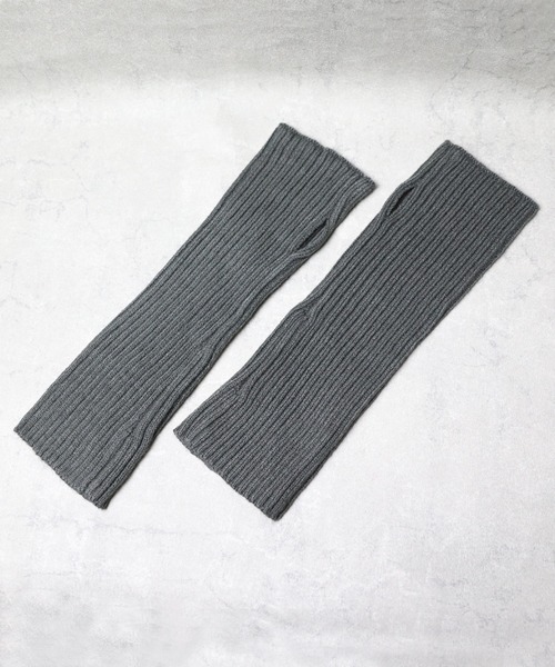 ８(eight)（エイト）の「カシミヤタッチアームカバー（アームカバー・メンズ・ネイビー/ベージュ/杢グレー/ワイン/グレー系その他/ブラック/ホワイト/ブルー系その他・FREE）」の4枚目の写真