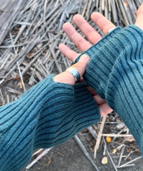 ８(eight)（エイト）の「カシミヤタッチアームカバー（アームカバー・メンズ・ネイビー/ベージュ/杢グレー/ワイン/グレー系その他/ブラック/ホワイト/ブルー系その他・FREE）」の7枚目の写真