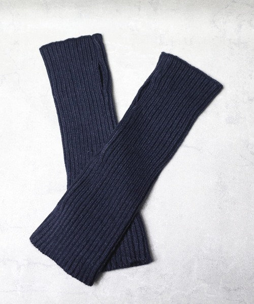 ８(eight)（エイト）の「カシミヤタッチアームカバー（アームカバー・メンズ・ネイビー/ベージュ/杢グレー/ワイン/グレー系その他/ブラック/ホワイト/ブルー系その他・FREE）」の6枚目の写真