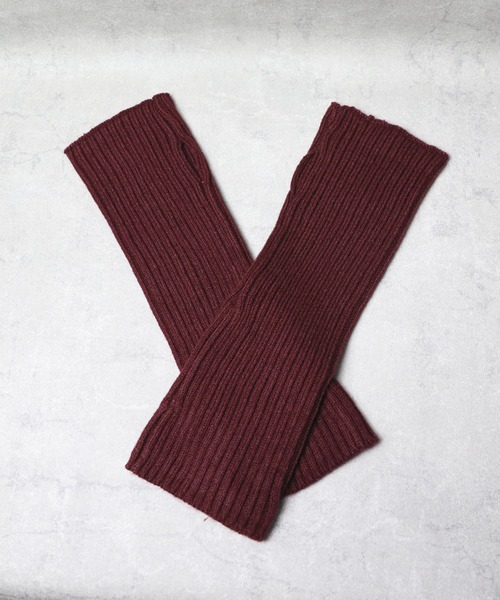 ８(eight)（エイト）の「カシミヤタッチアームカバー（アームカバー・メンズ・ネイビー/ベージュ/杢グレー/ワイン/グレー系その他/ブラック/ホワイト/ブルー系その他・FREE）」の8枚目の写真