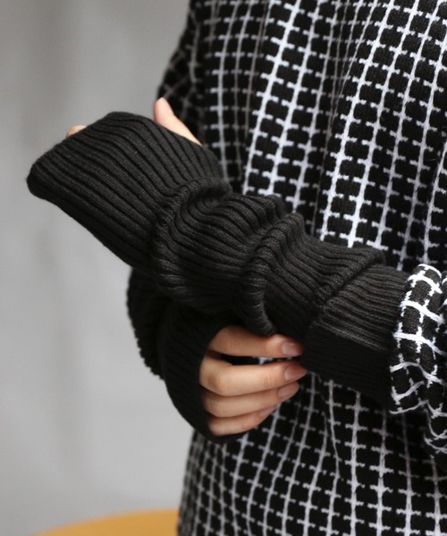８(eight)（エイト）の「カシミヤタッチアームカバー（アームカバー・メンズ・ネイビー/ベージュ/杢グレー/ワイン/グレー系その他/ブラック/ホワイト/ブルー系その他・FREE）」の13枚目の写真