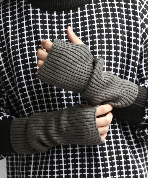 ８(eight)（エイト）の「カシミヤタッチアームカバー（アームカバー・メンズ・ネイビー/ベージュ/杢グレー/ワイン/グレー系その他/ブラック/ホワイト/ブルー系その他・FREE）」の19枚目の写真