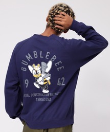 AVIREX(ABbNX)́sWEB&DEPOTt"SEABEE" CREWNECK SWEAT / "V[r[" N[lbN XEFbg / AVIREX / ABbNX(XEFbg)