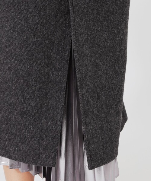 LOVELESS（ラブレス）の「ウールボンディングオーバーコート（チェスターコート・レディース・グリーン/ベージュ系その他/チャコールグレー・34/36）」の17枚目の写真
