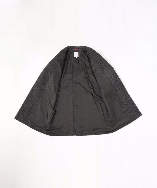 LOVELESS（ラブレス）の「ウールボンディングオーバーコート（チェスターコート・レディース・グリーン/ベージュ系その他/チャコールグレー・34/36）」の20枚目の写真