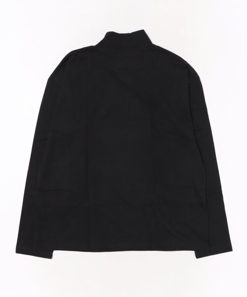 UNIVERSAL OVERALL(ユニバーサルオーバーオール)の「UNIVERSAL OVERALL / WIDE HEAVY 2P PACKS HIGH NECK TEE / UVOP-008(Tシャツ/カットソー・メンズ・ブラック/ホワイト・MEDIUM/LARGE/X-LARGE/SMALL)」の3枚目の写真
