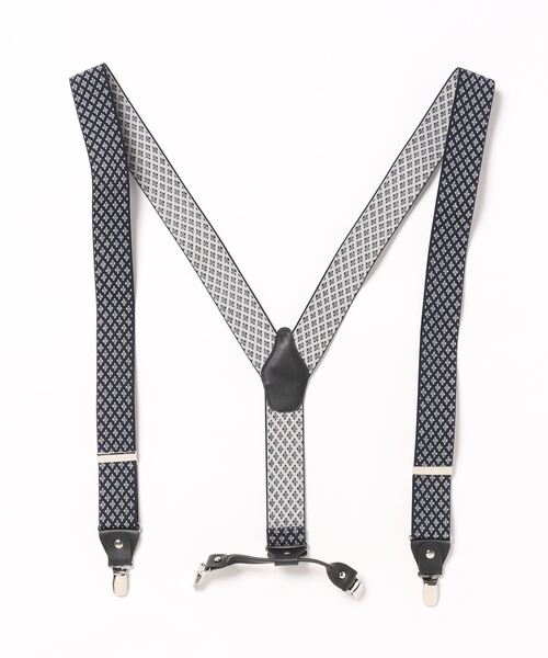 SPINNS（スピンズ）の「【4デザイン】柄サスペンダー（サスペンダー・メンズ・レッド系その他/グリーン系その他/グリーン系その他2/ブラック系その他・ONESIZE）」の2枚目の写真