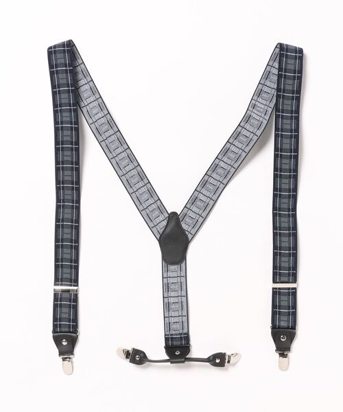 SPINNS（スピンズ）の「【4デザイン】柄サスペンダー（サスペンダー・メンズ・レッド系その他/グリーン系その他/グリーン系その他2/ブラック系その他・ONESIZE）」の3枚目の写真