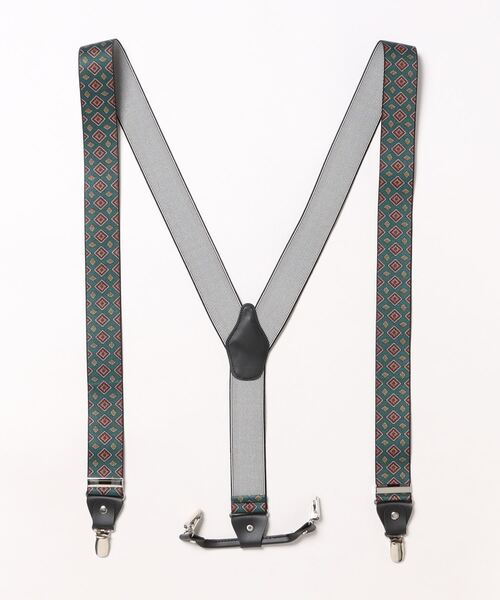 SPINNS（スピンズ）の「【4デザイン】柄サスペンダー（サスペンダー・メンズ・レッド系その他/グリーン系その他/グリーン系その他2/ブラック系その他・ONESIZE）」の4枚目の写真