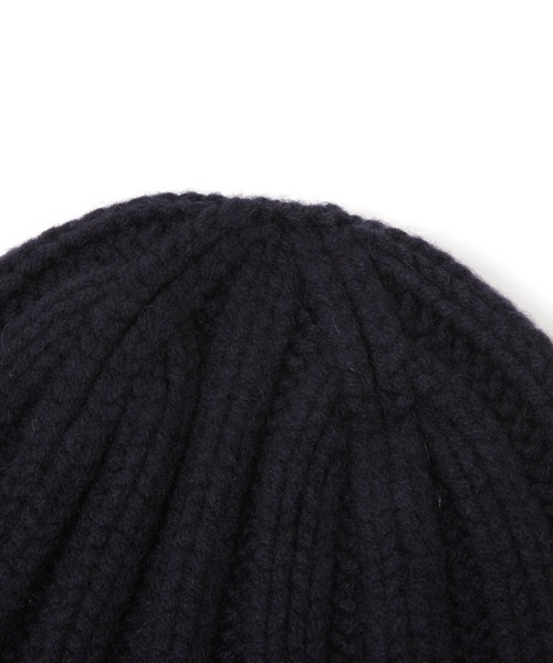 ROBERT MACKIE（ロバートマッキー）の「【MACKIE】リッブニットCAP（ニットキャップ/ビーニー・レディース・ピンク/ネイビー・FREE）」の8枚目の写真