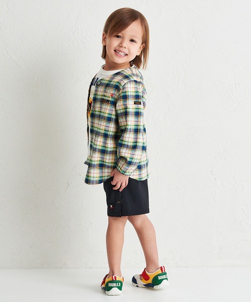 DOUBLE_B（ダブルビー）の「ダブルラッセルキッズシューズ（スニーカー・キッズ・グリーン/マルチ・19cm/18cm/17cm/16cm）」の15枚目の写真