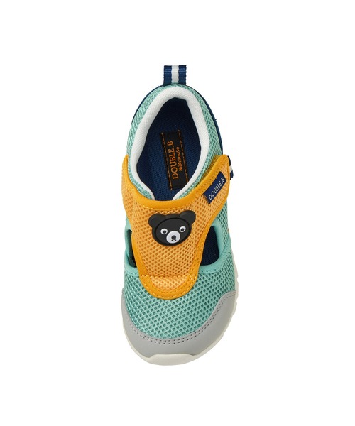 DOUBLE_B（ダブルビー）の「ダブルラッセルキッズシューズ（スニーカー・キッズ・グリーン/マルチ・19cm/18cm/17cm/16cm）」の9枚目の写真