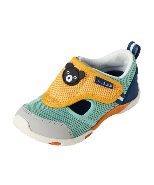 DOUBLE_B（ダブルビー）の「ダブルラッセルキッズシューズ（スニーカー・キッズ・グリーン/マルチ・19cm/18cm/17cm/16cm）」の17枚目の写真