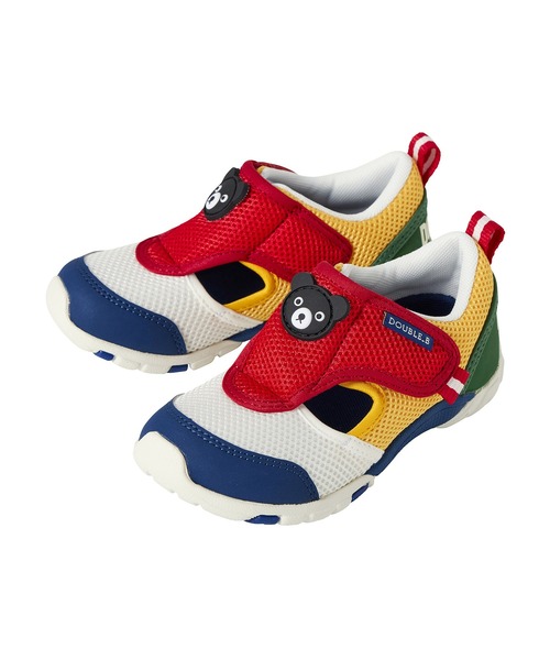 DOUBLE_B（ダブルビー）の「ダブルラッセルキッズシューズ（スニーカー・キッズ・グリーン/マルチ・19cm/18cm/17cm/16cm）」の13枚目の写真