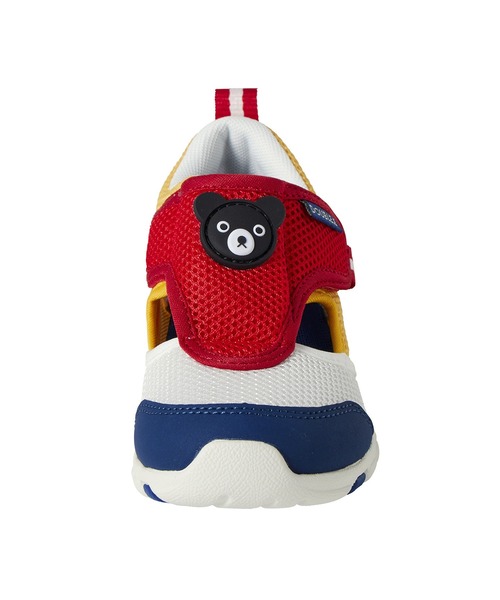 DOUBLE_B（ダブルビー）の「ダブルラッセルキッズシューズ（スニーカー・キッズ・グリーン/マルチ・19cm/18cm/17cm/16cm）」の4枚目の写真