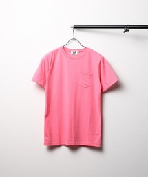 無地半袖ポケット付きクルーネックTシャツ