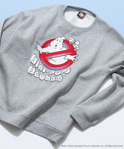JEANS MATE(ジーンズメイト)の「【GHOSTBUSTERS/ゴーストバスターズ】オリジナルデザイン 裏起毛クルーネックスウェット(スウェット・メンズ・グレー系その他/ブラック系その他・X-LARGE/LARGE/MEDIUM)」の2枚目の写真