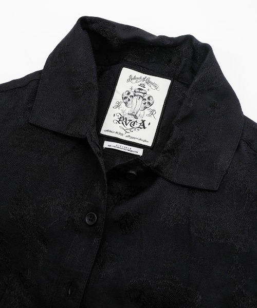 RVCA（ルーカ）の「RVCA レディース INVISIBLE MAN TOP 長袖シャツ/ルーカクロップド・ショート丈シャツ（シャツ/ブラウス・レディース・ブラック・MEDIUM/LARGE/SMALL）」の8枚目の写真