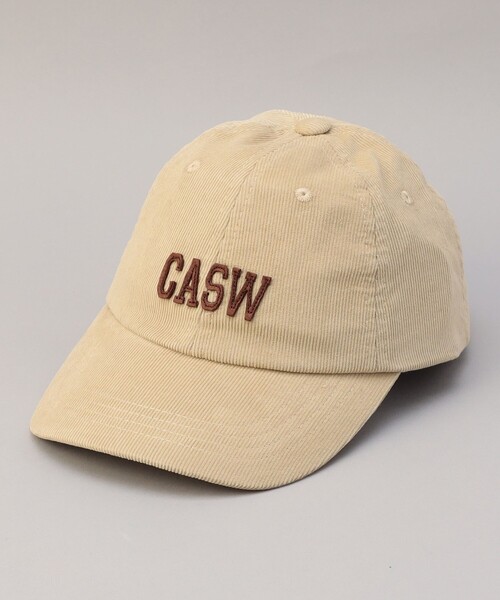coen（コーエン）の「【カリフォルニアスポーツウェア】別注コーデュロイロゴワッペンキャップ（キャップ・メンズ・ブラック/ダークグリーン/ベージュ・FREE）」の2枚目の写真