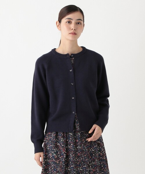 くるみボタンカーディガン/リバティプリント（ニット/セーター）｜Afternoon Tea（アフタヌーンティー）