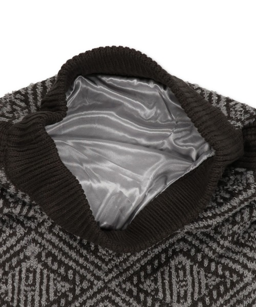 Lull（ルル）の「【Lull / ルル】セットアップ対応 / ジオメトリックニットタイトスカート（スカート・レディース・グレー/ベージュ・ONESIZE）」の20枚目の写真