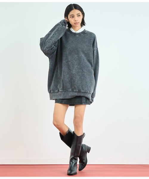 ANAP(アナップ)の「フェイクレザースカート(スカート・レディース・ブラック/ブラウン・S/M)」の11枚目の写真