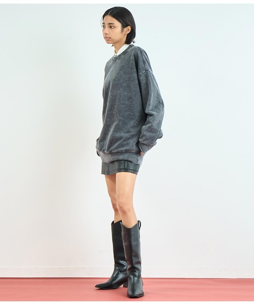 ANAP(アナップ)の「フェイクレザースカート(スカート・レディース・ブラック/ブラウン・S/M)」の12枚目の写真