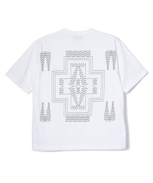 PENDLETON(ペンドルトン)の「PENDLETON/ペンドルトン 半袖Tシャツ 刺繍 ユニセックス 5275-0016(Tシャツ/カットソー・メンズ・ホワイト/ブラック/サックスブルー・L/M)」の1枚目の写真