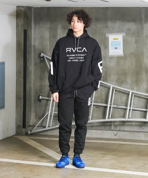 コラボ【RVCA×AZUL】FAKE フーディー★セットアップでも◎ コラボ【RVCA×AZUL】FAKE フーディー☆セットアップでも◎