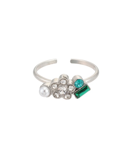MARY QUANT（マリークワント）の「カラービジューポイント リング（リング）」 - WEAR