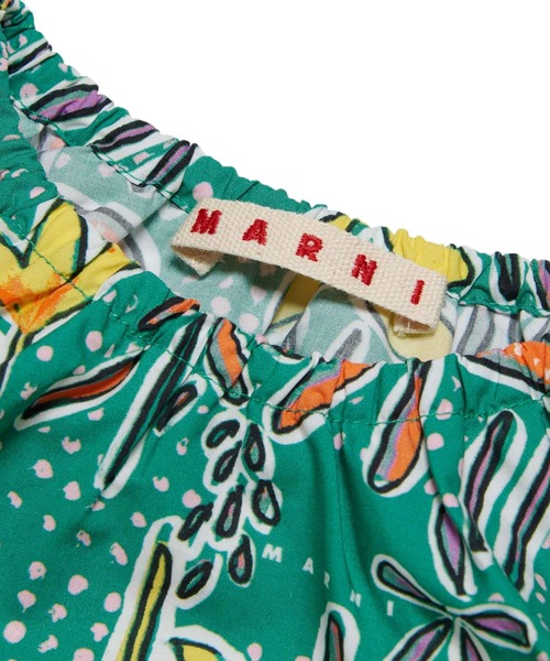 MARNI(マルニ)の「MARNI(マルニ)Kids & Junior グラフィック半袖ワンピース(ワンピース・キッズ・ダークグリーン・14Y/10Y/12Y/6Y/8Y)」の5枚目の写真