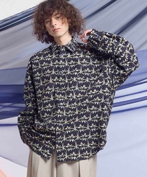 《UNISEX》【Italian Dead Stock Fabric】Prime-Over Regular Collar Shirt/プライムオーバーレギュラーカラーシャツ【MAISON SPECIAL/メゾンスペシャル】