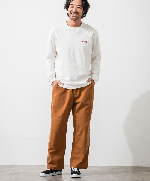 OFFSHORE（オフショア）の「ART  GRAPHIC L/S TEE/グラフィックロングスリーブティ（Tシャツ/カットソー・メンズ・オレンジ/ホワイト・M/L/S/XL）」の11枚目の写真