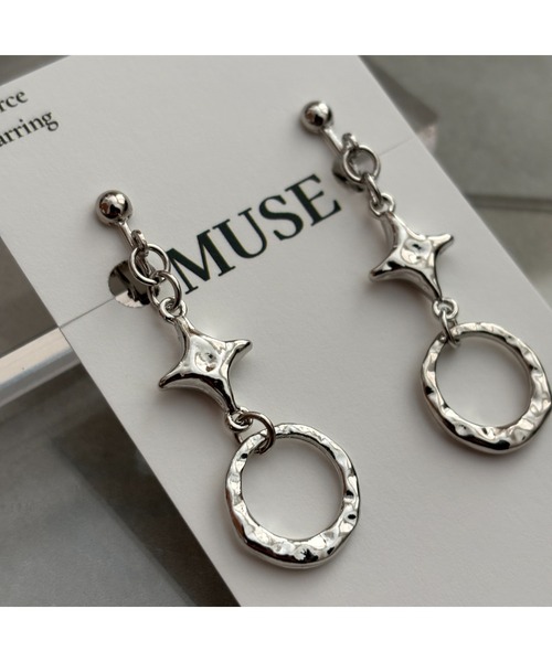 tone(トーン)の「【MUSE】スター シルバー イヤリング(MA)(イヤリング・レディース・B/A/C/D/E/F・FREE)」の13枚目の写真