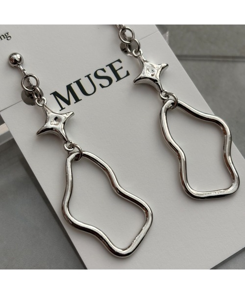 tone(トーン)の「【MUSE】スター シルバー イヤリング(MA)(イヤリング・レディース・B/A/C/D/E/F・FREE)」の19枚目の写真