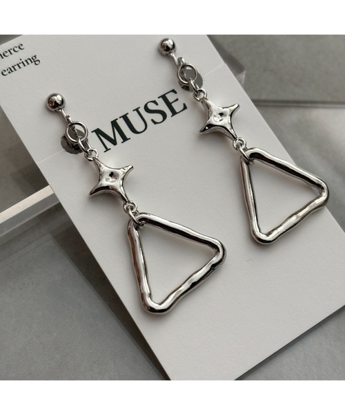 tone(トーン)の「【MUSE】スター シルバー イヤリング(MA)(イヤリング・レディース・B/A/C/D/E/F・FREE)」の22枚目の写真