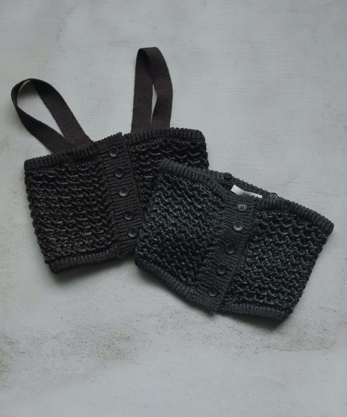 anuke（アンヌーク）の「anuke　2way Knit Bustier ニットビスチェ/62510507（キャミソール・レディース・チャコールグレー/ブラウン・ONE SIZE）」の8枚目の写真